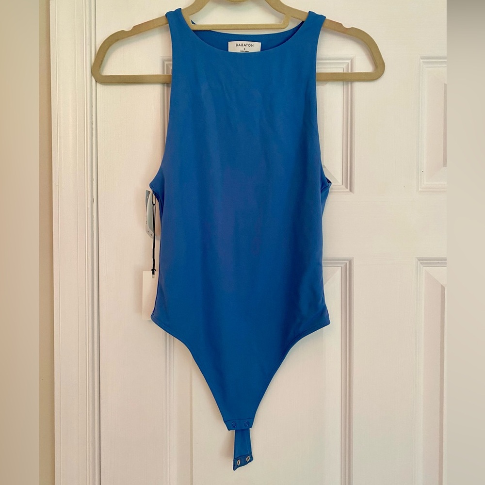 Aritzia NWT Original Contour ‘90s Blue Bodysuit